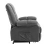 Soft fabric, 4 massage zones, 135° recline, 330 lbs capacity