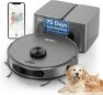 Robot Vacuum and Mop Combo with Self-Emptying — Robot Vacuum, SHELIKI