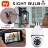Security Camera, Two Way Talk 1080P HD Video WiFi Smart Camera, Indoor Outdoor Night Vision 360 Degree Motion Detection... — Security Camera, Sight Bulb
