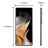 Thumbnail S19 Pro 6.78-inch smartphone, 16GB RAM + 256GB storage, Grey — Smartphones, VIVO