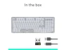 Thumbnail Wireless Mechanical Keyboard, Off-white — Bluetooth Keyboard, Logitech