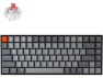 Red switches, white LED backlighting