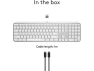 Thumbnail Wireless keyboard, Pale Grey — Bluetooth Keyboard, Logitech
