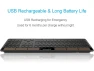 Thumbnail Full Size Wireless Solar Keyboard — Bluetooth Keyboard, Arteck
