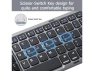 Thumbnail Foldable Bluetooth Keyboard with Touchpad, Space Gray — Bluetooth Keyboard, usbroway