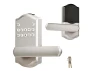 Thumbnail Electronic Lever Door Lock with Handle and Keypad, Satin Nickel — Smart Lock, VEVOR
