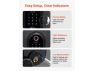 Thumbnail Fingerprint Door Lock Set with Electronic Biometric Deadbolt and Handle — Smart Lock, VEVOR