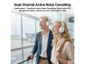 Thumbnail Over-ear hybrid active noise cancelling headphones, White — Wireless Earbuds, Generic Logic, Inc.