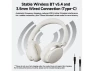 Thumbnail Over-ear hybrid active noise cancelling headphones, White — Wireless Earbuds, Generic Logic, Inc.