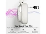 Thumbnail Over-ear hybrid active noise cancelling headphones, White — Wireless Earbuds, Generic Logic, Inc.