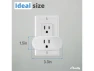 Thumbnail White Z-Wave smart plug — Smart Plug, Shelly