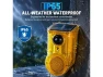 Thumbnail Solar Outdoor Motion Sensor Alarm, Yellow — Motion Sensor, Generic Logic, Inc.