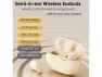 Thumbnail Beige Semi-In-Ear Bluetooth Earbuds — Wireless Earbuds, Generic Logic, Inc.