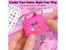 Thumbnail Wireless earbuds, Hot Pink, with mini handbag case and DIY stickers — Wireless Earbuds, Generic Logic, Inc.