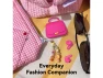 Thumbnail Wireless earbuds, Hot Pink, with mini handbag case and DIY stickers — Wireless Earbuds, Generic Logic, Inc.