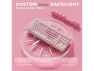 Thumbnail Pink Tenkeyless Wireless Mechanical Keyboard — Bluetooth Keyboard, YUNZII