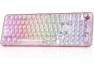Thumbnail Pink Wireless Mechanical Keyboard — Bluetooth Keyboard, YUNZII
