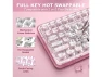 Thumbnail Pink Wireless Mechanical Keyboard — Bluetooth Keyboard, YUNZII
