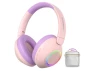 Thumbnail Pink Over-ear Headphones with Portable Case — Wireless Earbuds, Generic Logic, Inc.