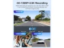 Thumbnail 3-Channel Dash Cam with 64GB Card — Dash Cam, AZDOME