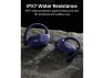 Thumbnail Blue Open-Ear Earbuds with LCD Digital Screen — Wireless Earbuds, Generic Logic, Inc.