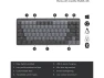 Thumbnail Mechanical keyboard, Graphite — Bluetooth Keyboard, Logitech