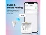 Thumbnail Wireless Earbuds, Pearl White, with Mini Handbag Case and DIY Stickers — Wireless Earbuds, Generic Logic, Inc.