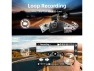 Thumbnail 4K+4K Dash Camera with 64GB SD Card — Dash Cam, Miofive