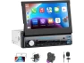 Thumbnail 7-Inch Flip-Out Touchscreen Single DIN Car Stereo — Car Infotainment System, ilepo