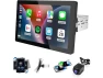 Thumbnail Single-DIN Car Stereo with 10.1-Inch Rotatable Screen — Car Infotainment System, ilepo