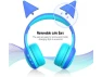 Thumbnail Kids Bluetooth Headphones, Pink+Blue — Wireless Earbuds, Generic Logic, Inc.