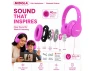Thumbnail Kids Bluetooth Headphones, H-Pink — Wireless Earbuds, Generic Logic, Inc.
