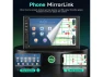 Thumbnail Double DIN Car Stereo Radio with 7-Inch Touchscreen — Car Infotainment System, Naifay
