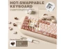 Thumbnail Brown Mechanical Keyboard — Bluetooth Keyboard, YUNZII