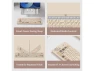 Thumbnail Foldable Bluetooth Keyboard, Z1 Milk Tea Colorful — Bluetooth Keyboard, Ubxxziy
