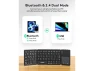 Thumbnail Full-Size Foldable Bluetooth Keyboard with Touchpad — Bluetooth Keyboard, Samsers