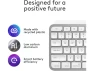 Thumbnail Wireless Keyboard for Mac, Pale Grey — Bluetooth Keyboard, Logitech