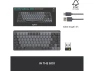 Thumbnail Wireless mechanical keyboard, Graphite — Bluetooth Keyboard, Logitech