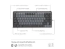 Thumbnail Wireless mechanical keyboard, Space Grey — Bluetooth Keyboard, Logitech