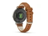 Thumbnail Smart Watch, Cream Gold with Tan Leather Band — Smart Watch, Garmin