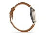 Thumbnail Smart Watch, Cream Gold with Tan Leather Band — Smart Watch, Garmin