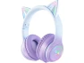 Thumbnail Purple Cat Ear Headphones — Wireless Earbuds, STARWELL