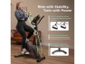 Thumbnail Stationary Upright Exercise Bike — Connected Equipment, Sunny Health & Fitness
