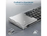 Thumbnail Foldable Keyboard with Touchpad, Silver — Bluetooth Keyboard, iClever