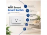 Thumbnail Smart Home Wi-Fi Plugs, 4 Pack, White — Smart Plug, WOOJONG