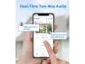 Thumbnail Outdoor WiFi Security Camera, 2K, Black — Security Camera, WOOJONG
