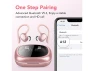 Thumbnail Wireless Earbuds with Earhook Design and Digital Display Charging Case — Wireless Earbuds, WOOJONG
