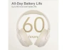 Thumbnail Beige White Wireless Over-Ear Headphones — Wireless Earbuds, LORELEI