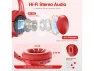 Thumbnail Red over-ear Bluetooth headphones — Wireless Earbuds, MIDOLA