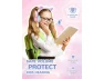 Thumbnail Kids Bluetooth Headphones, Meow Macaron Pink — Wireless Earbuds, iClever